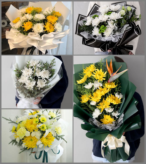 福建宁德寿宁县竹管垄乡白事花束代送